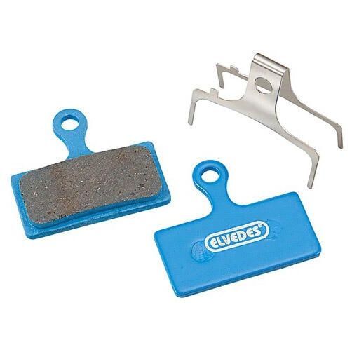 Juego de bloques de freno de disco orgánico para Shimano BR-M666 y M785 2/2