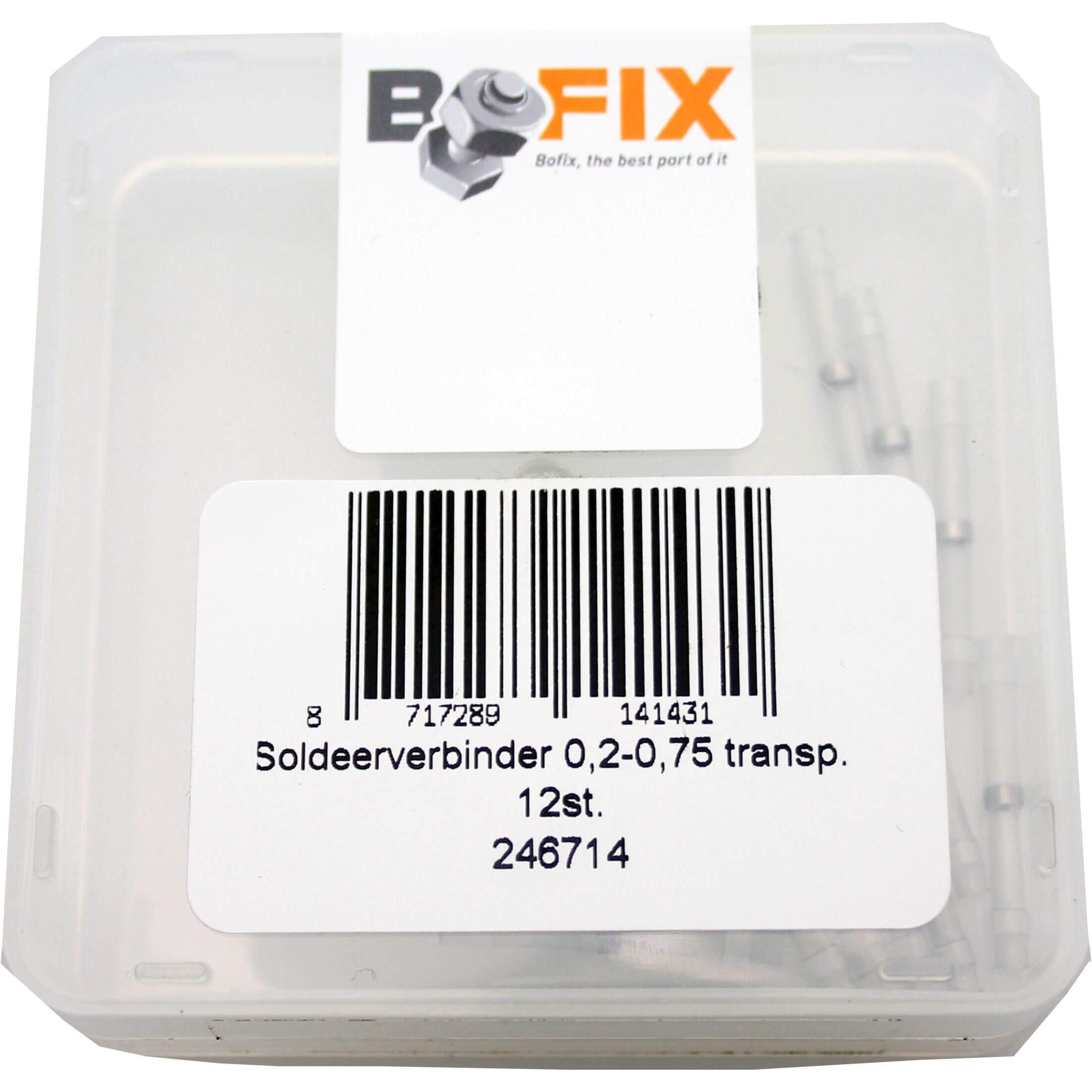 BOFIX Waterproof Solder Connectors 0.2-0.75 mm - Pack of 12