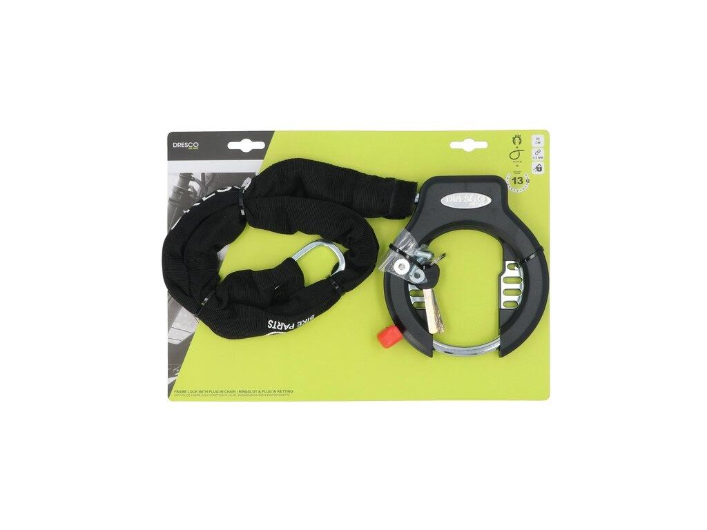 Dresco Ringslot + Insteekketting Set - Plug in Ketting 90 CM 3/6