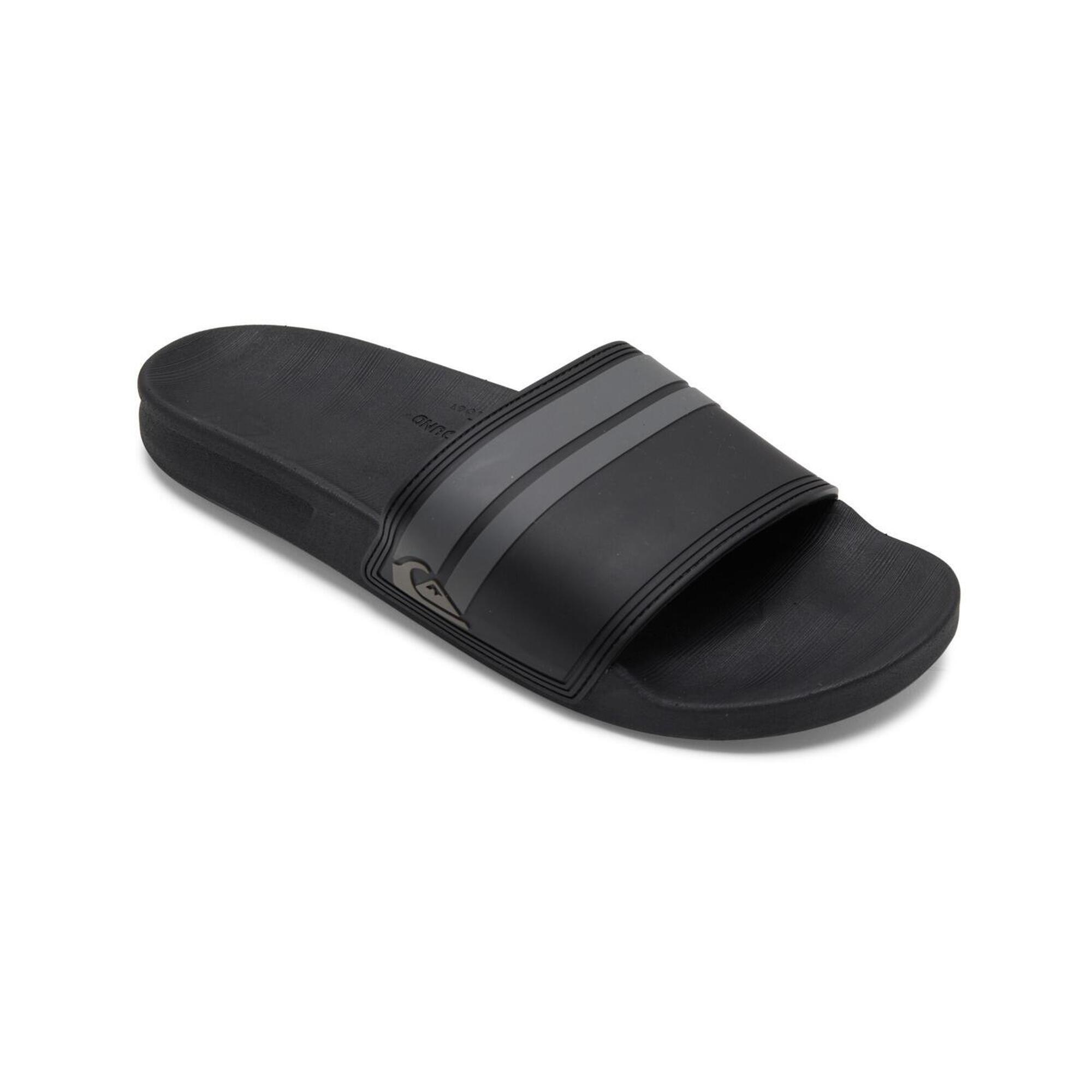 Quiksilver - Claquettes Rivi Slide Multicolore Homme - Tongs - Gris|noir - 40 - Decathlon