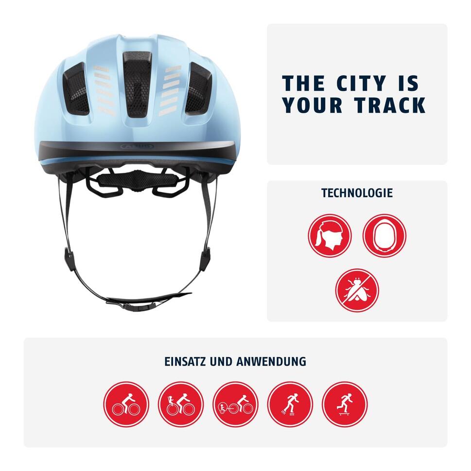 Kask rowerowy „Purl-Y”, jasnoniebieski