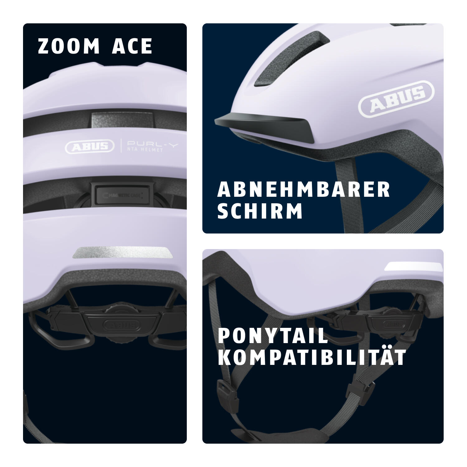 Casque ABUS Purl-Y lavande claire M 54-58 cm 3/7
