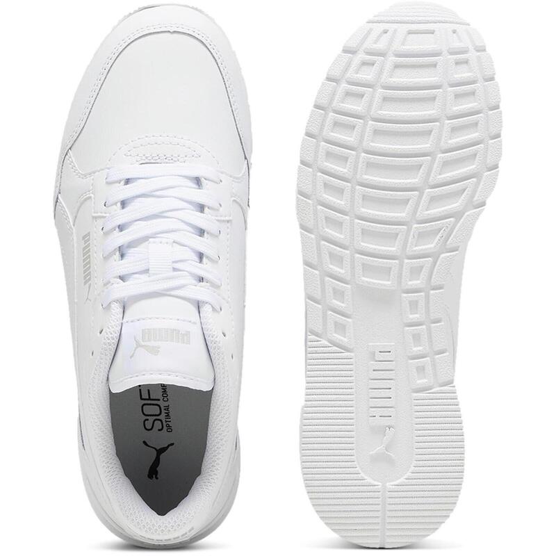 Pantofi sport unisex Puma St Runner V4 L Jr, Alb