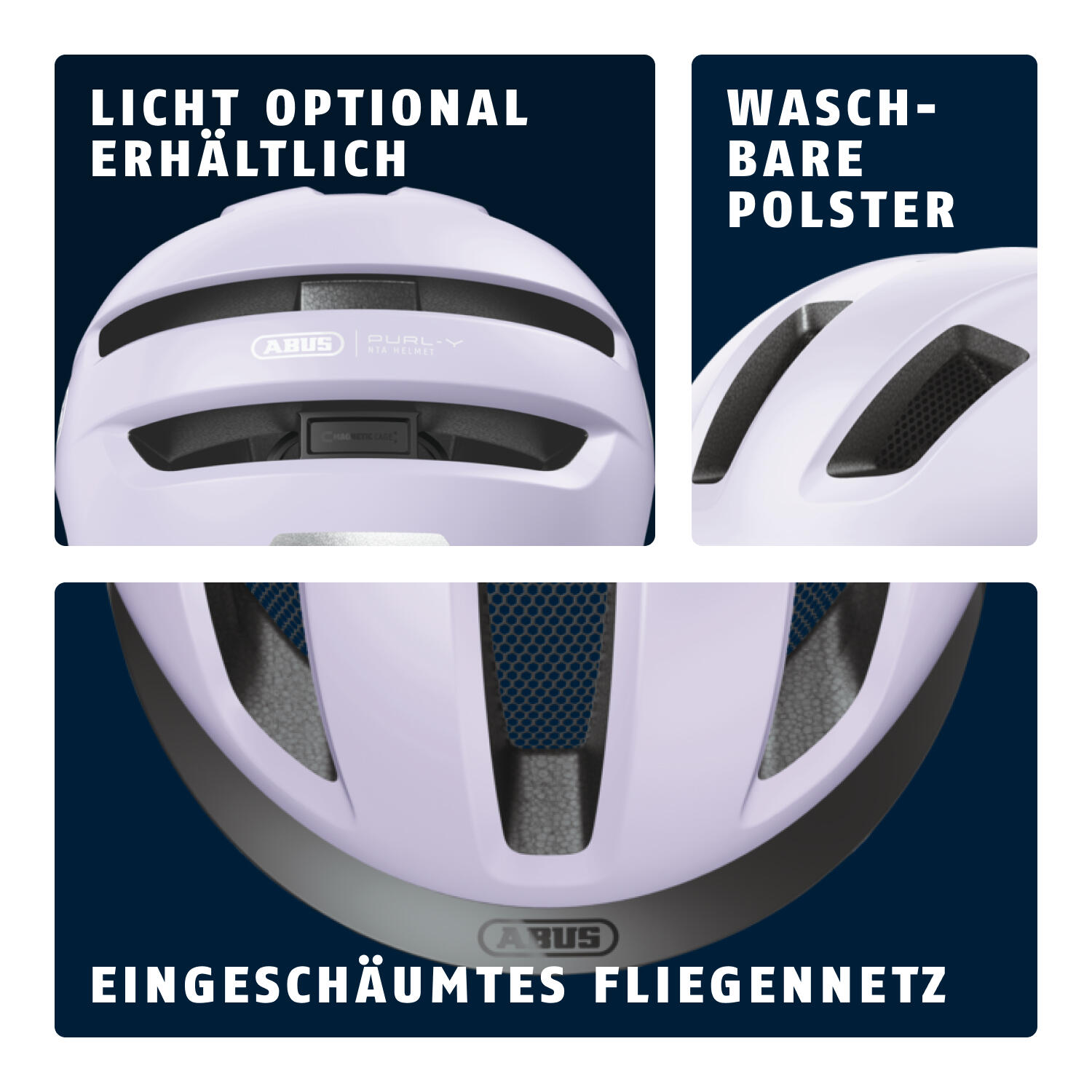 Casque ABUS Purl-Y lavande claire M 54-58 cm 4/7