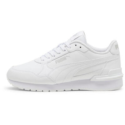 Zapatillas Puma St Runner V4 L Jr White-cool Light, Blanco, Unisexo