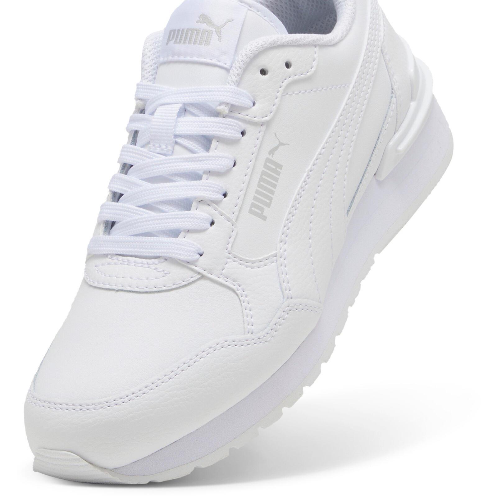 Zapatillas Puma St Runner V4 L Jr White-cool Light, Blanco, Unisexo 5/7