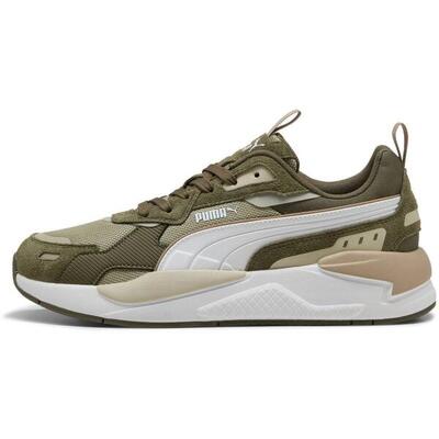 Zapatillas Puma X-ray 3 Sd Lux Army-puma White-loden Gre, Verde, Unisexo