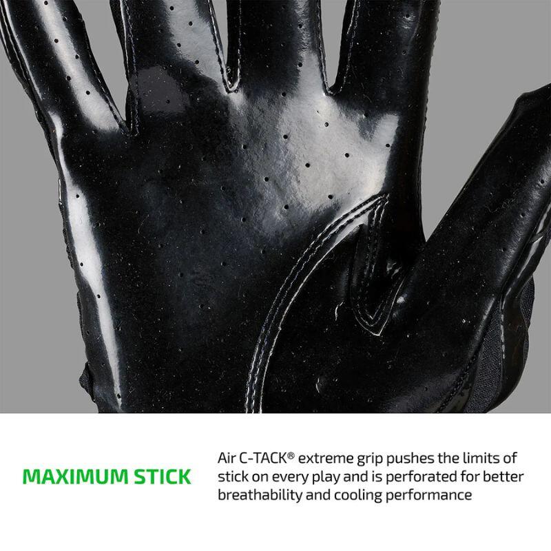 Cutters CG10680 Rev Pro 6.0 Receiver Gloves Solid XL Black 4/7