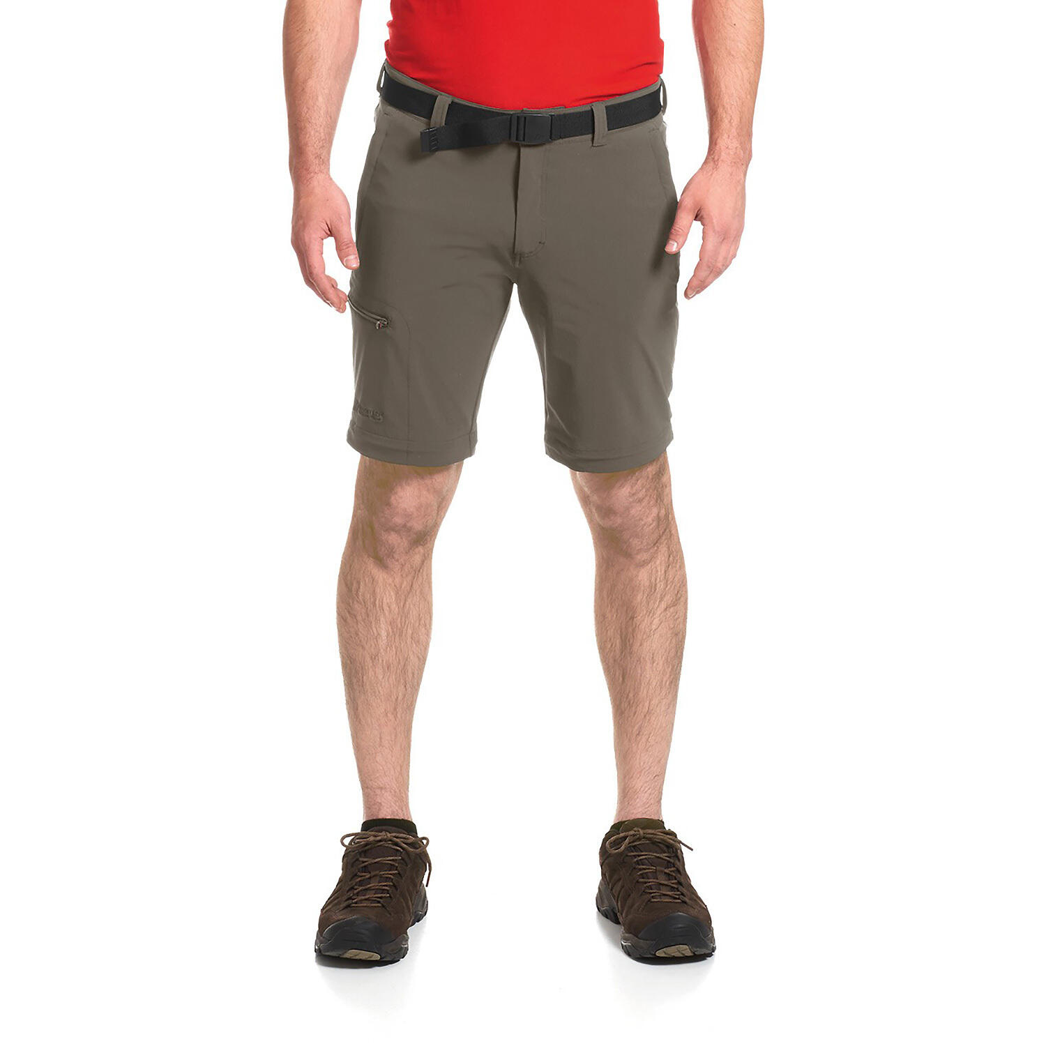 Pantaloni convertibili da uomo Maier Sports Tajo Regular Brown 8/11
