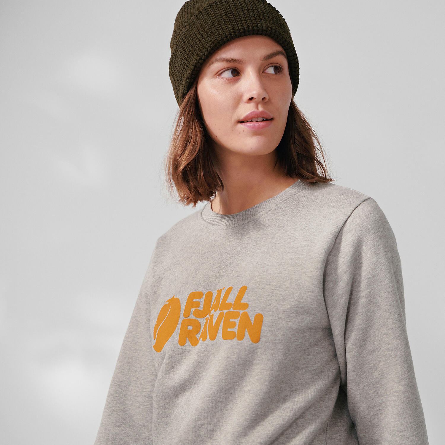 Damen Pullover Fjällräven Logo Sweater 6/7
