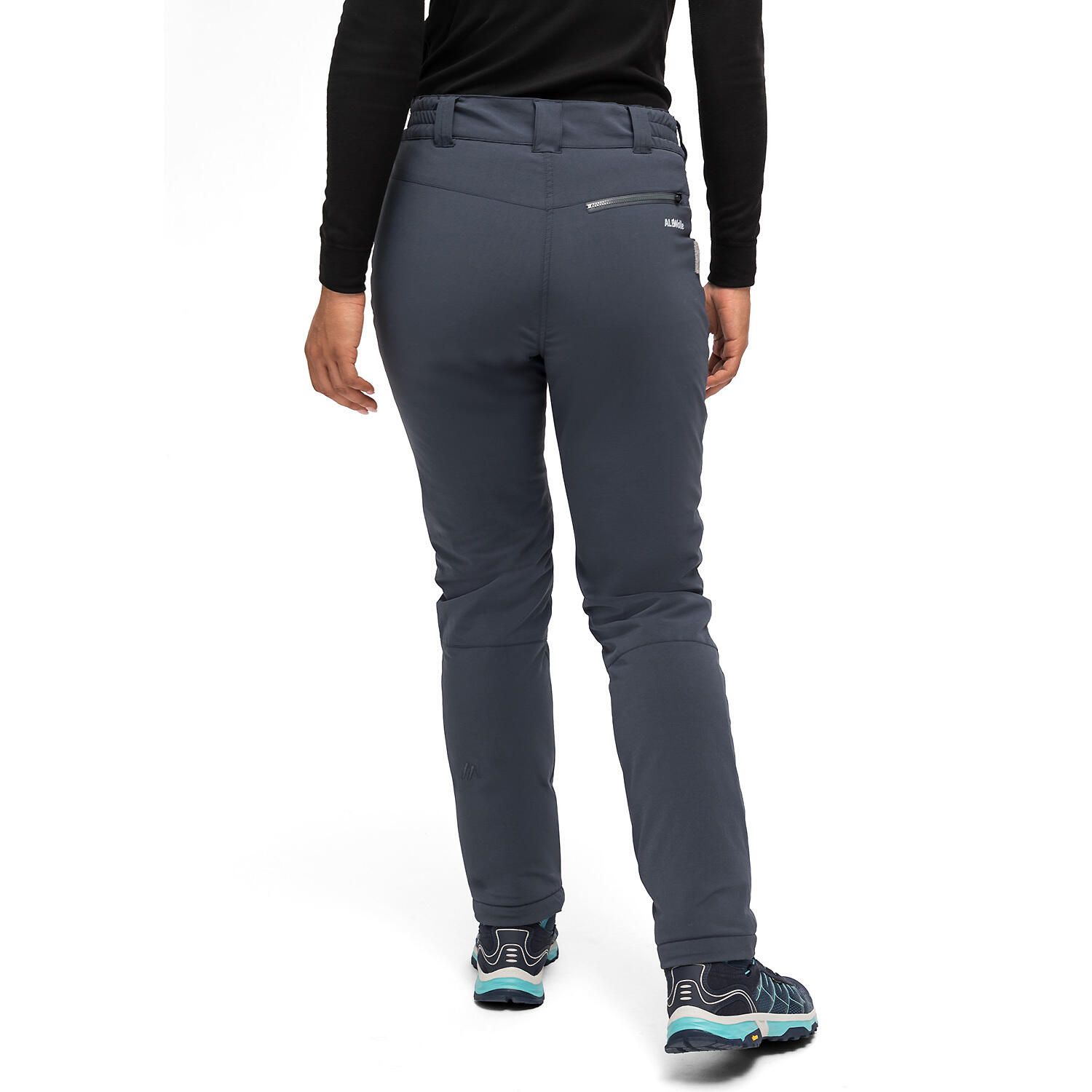 Pantalon Femme Maier Sports Lulaka Wool Gris Regular 8/15