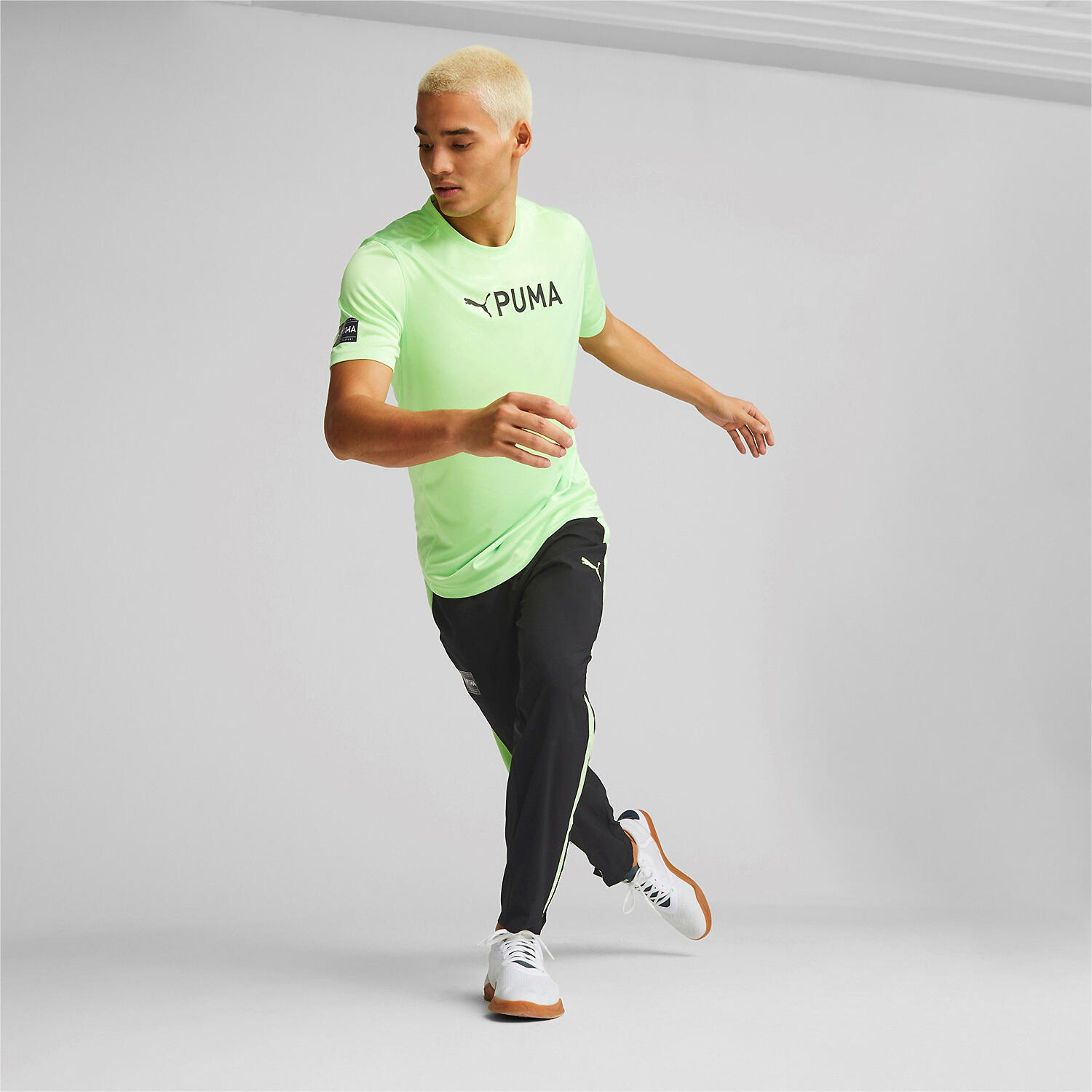 PUMA Fit Logo Cf Grafisch trainings-T-shirt voor heren 7/7