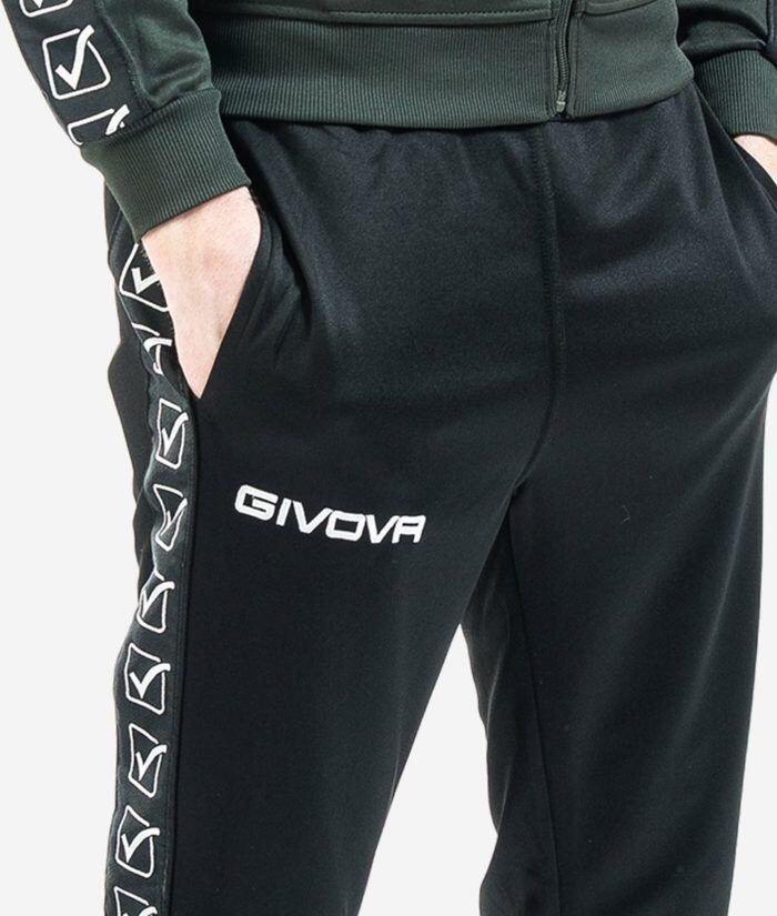Spodnie Sportowe Givova College Czarne XL - Oddychające i Elastyczne