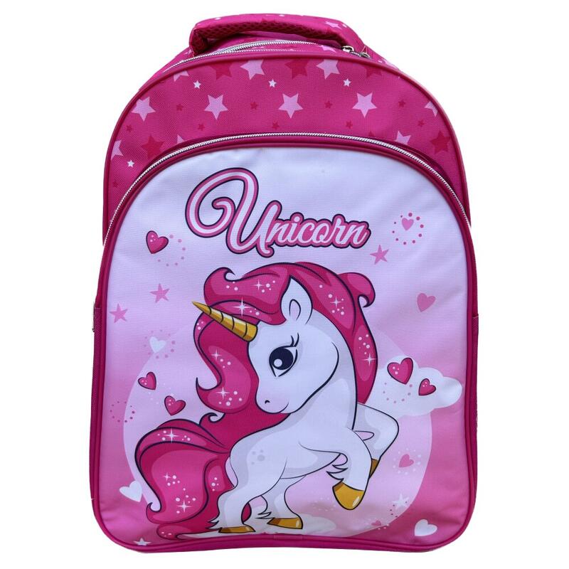 Rucsac, 42x30x17 cm, cu trei compartimente, bretele intarite si ajustabile, Unic