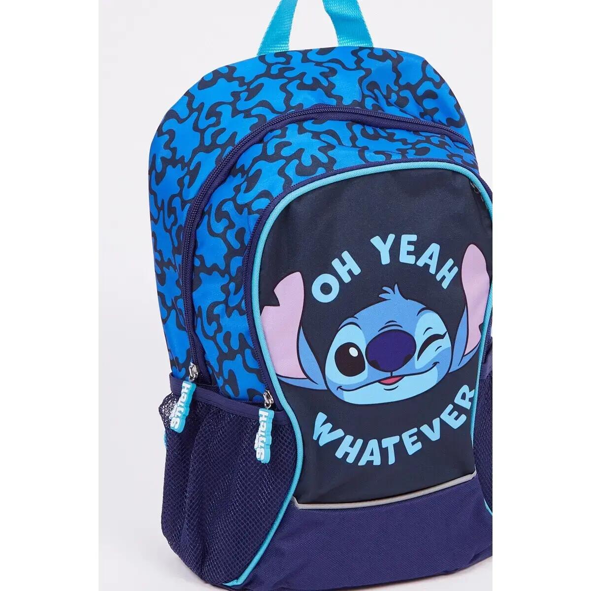 Rucsac, 38x22x12 cm, doua compartimente, bretele intarite si ajustabile, Stitch 2/3