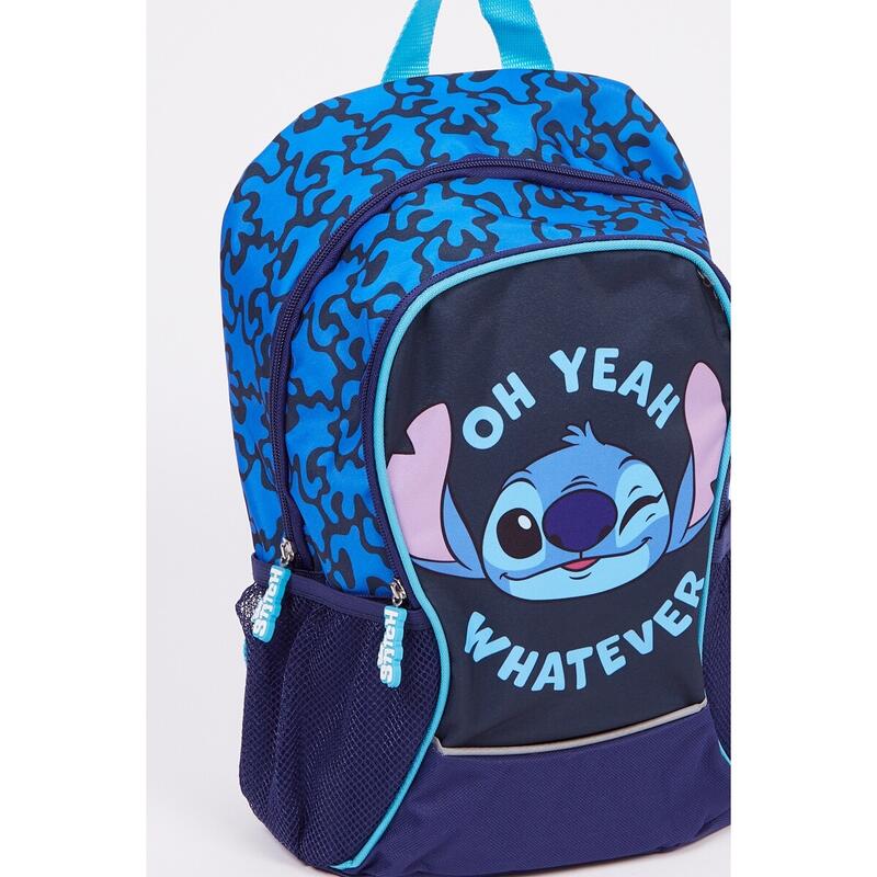 Rucsac, 38x22x12 cm, doua compartimente, bretele intarite si ajustabile, Stitch