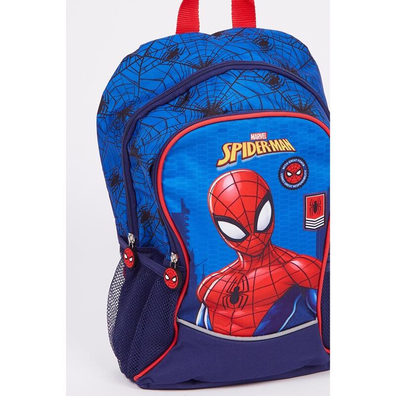 Rucsac, 42x30x15 cm, cu doua compartimente, Spiderman