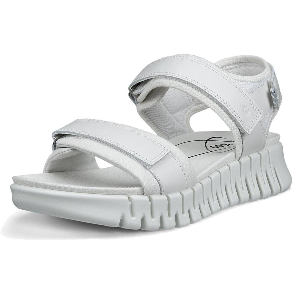 ECCO Gruuv Sol Sandals-White