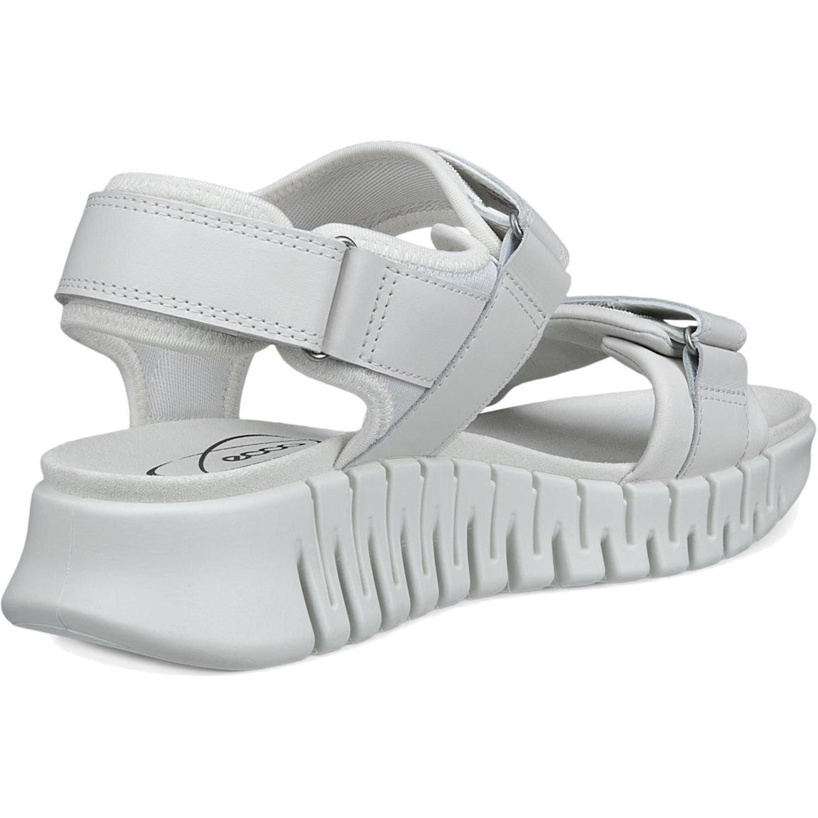 ECCO Gruuv Sol Sandals-White 2/4