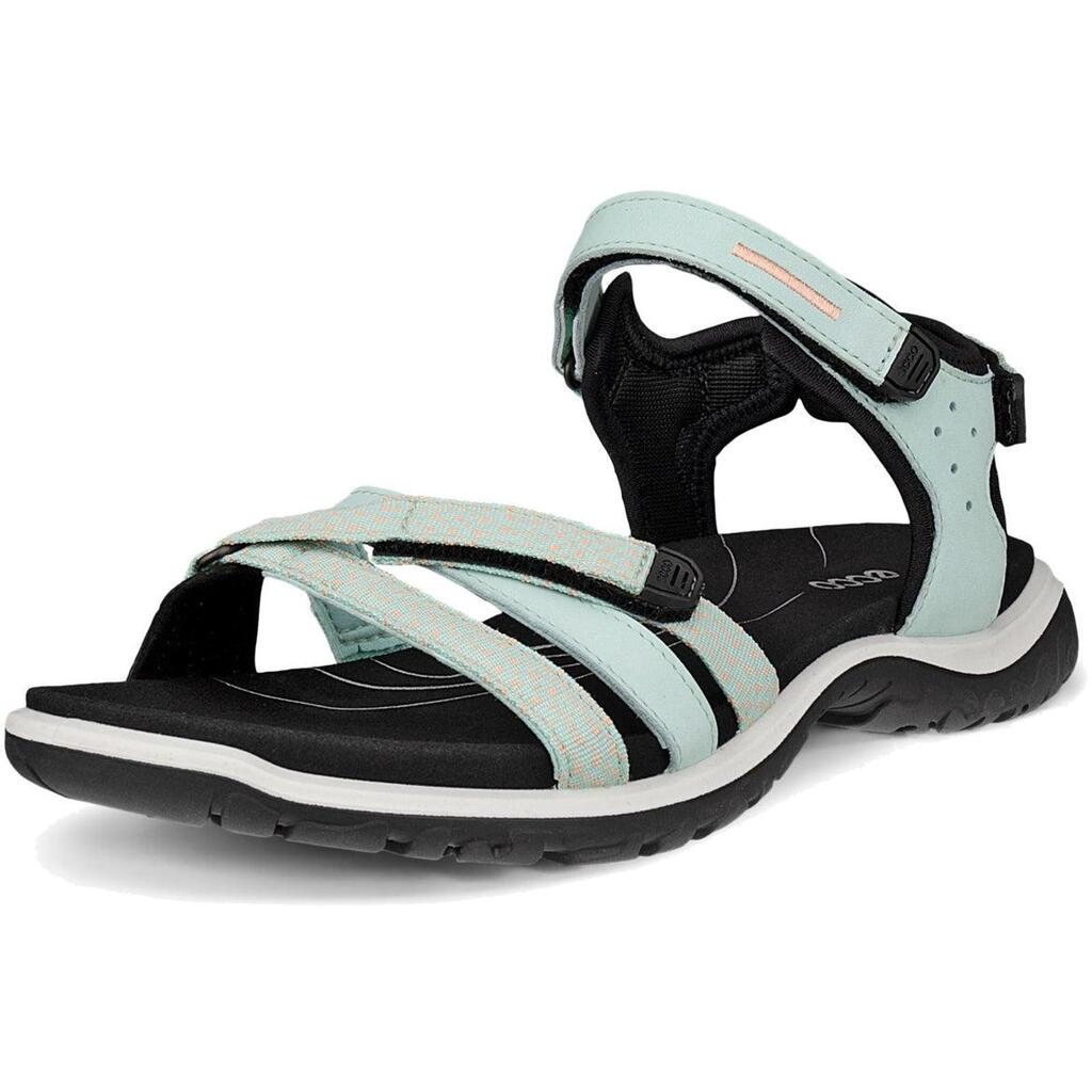 ECCO Offroad Roam Walking Sandals-Emerald/Dusty Peach/Emerald