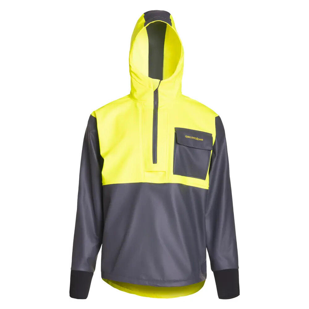 GRUNDENS Grundens Neptune Thermo Hi-Vis Fishing Medium Weight 100% Waterproof Anorak