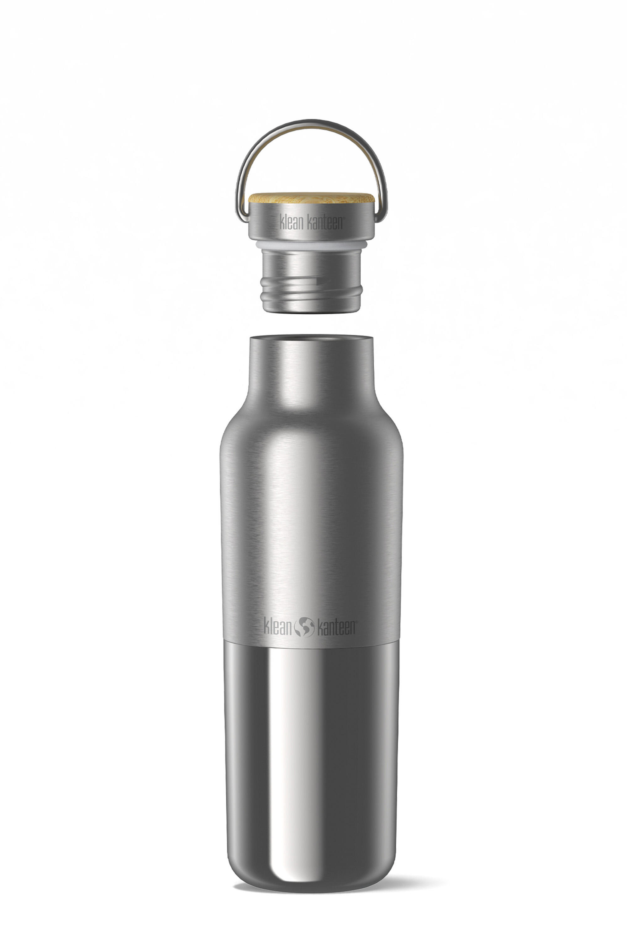 Gourde isotherme avec bouchon Klean Kanteen Reflect bamboo 2/3