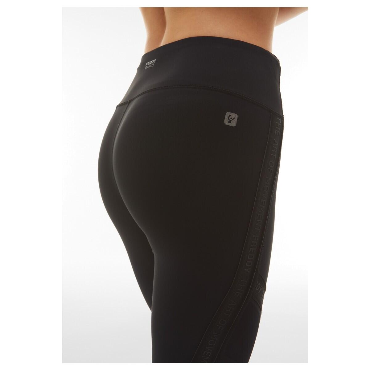 Mallas leggings SuperFit 7/8 con cinta de logotipo e inserciones de rejilla 7/7