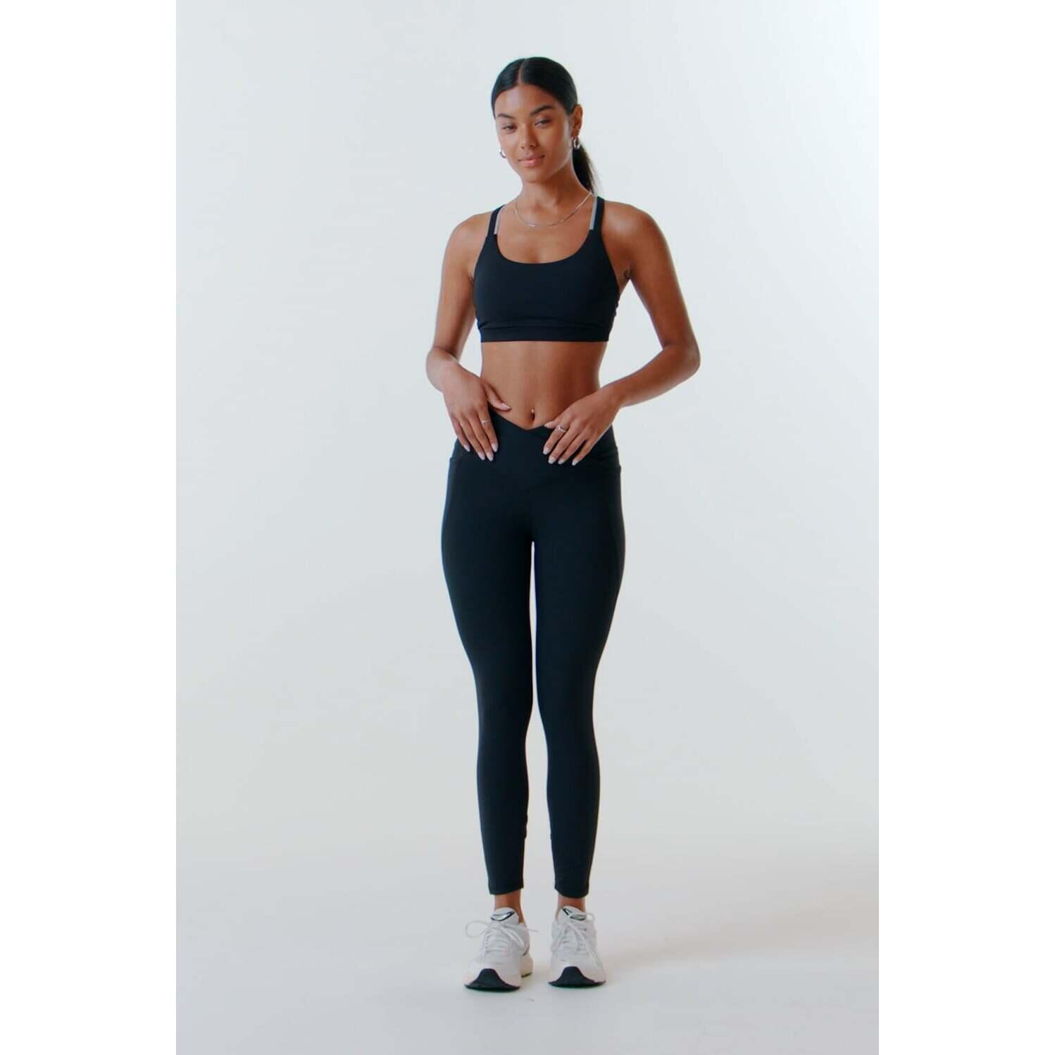 Legging 7/8 taille haute croisée femme Fabletics Oasis 5/6