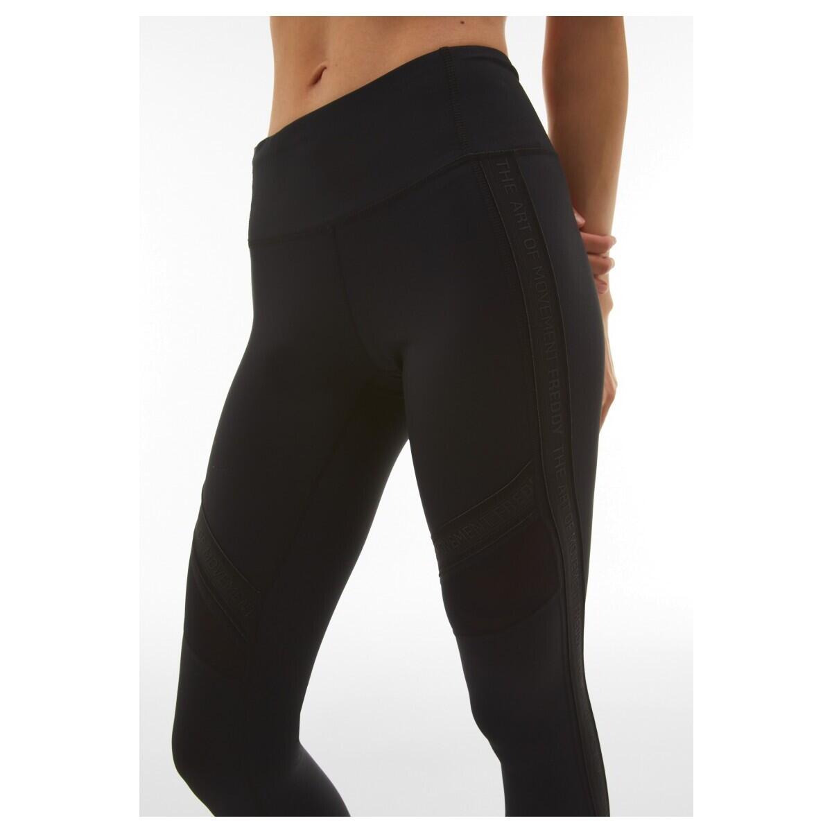 Mallas leggings SuperFit 7/8 con cinta de logotipo e inserciones de rejilla 6/7
