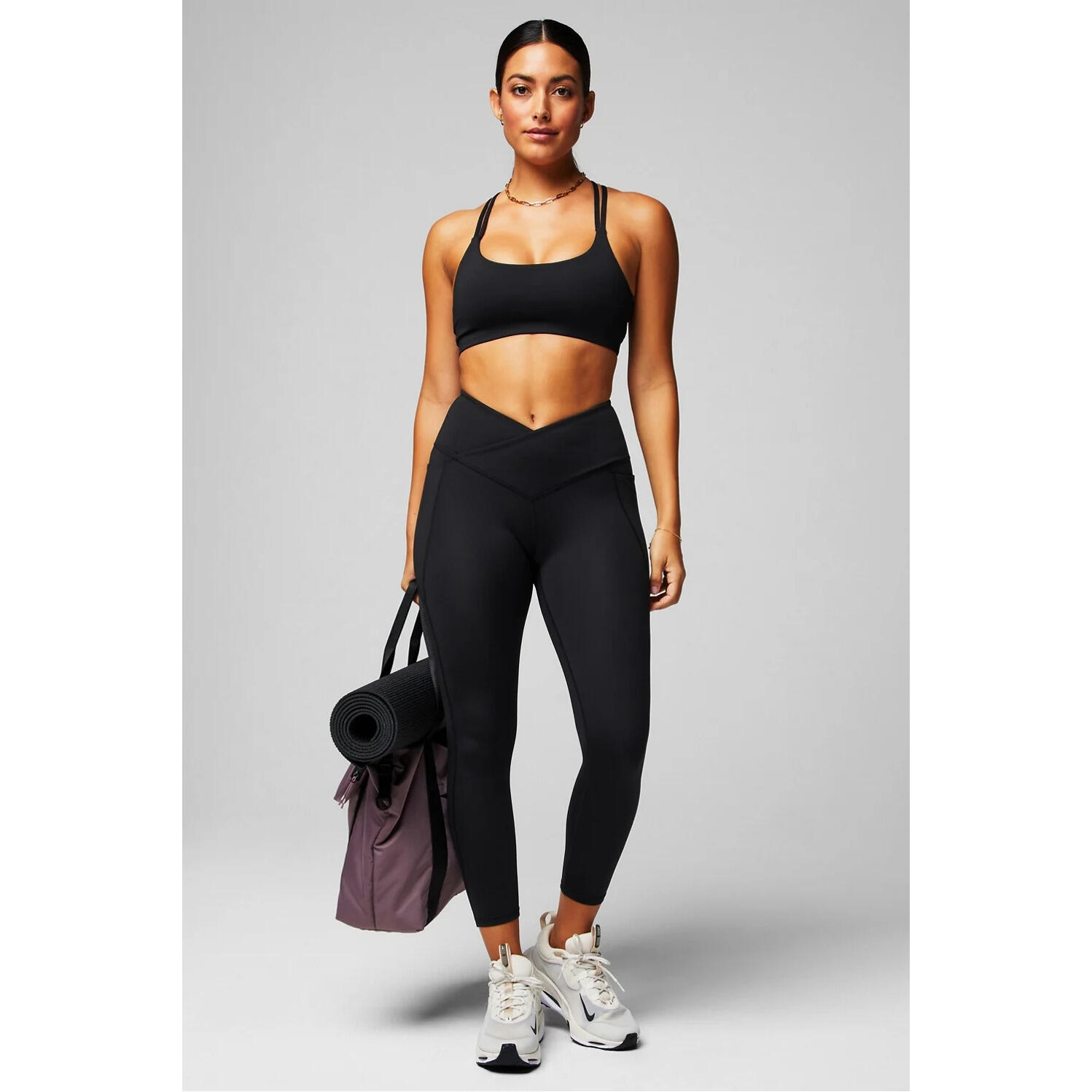 Legging 7/8 taille haute croisée femme Fabletics Oasis 4/6
