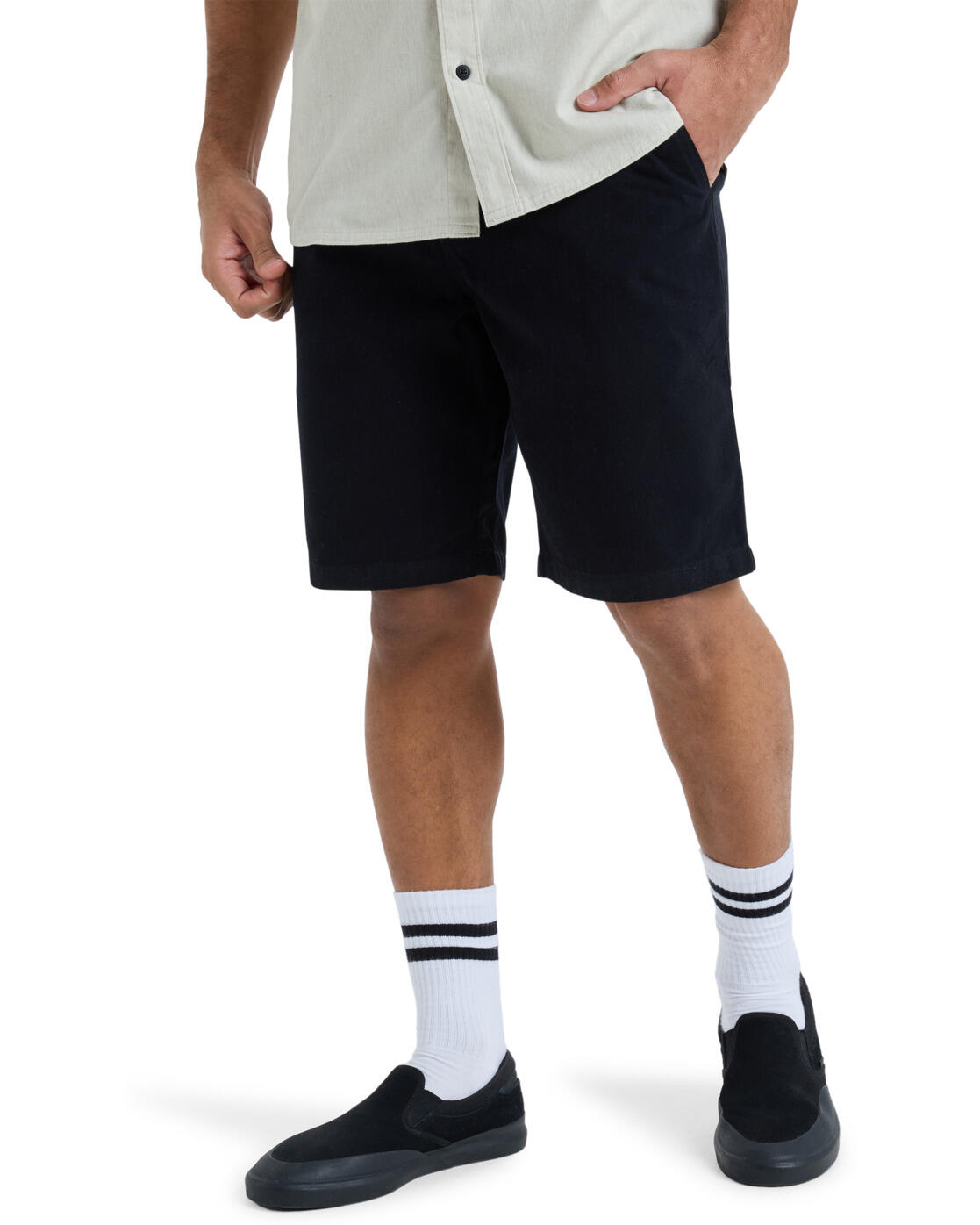 Short EVERYDAY UNION LIGHT Noir Homme 1/4