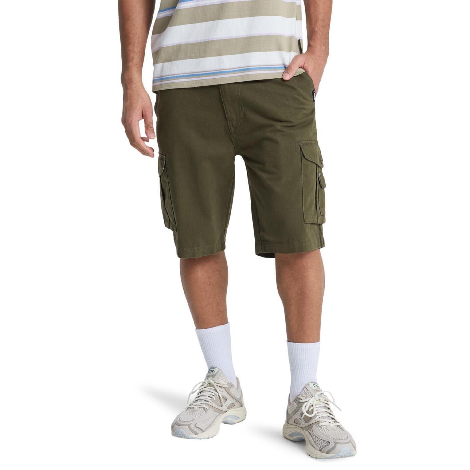 Quiksilver - Short Cargo Crucial Battle Cargo Marron Homme - Short - Vert - Decathlon