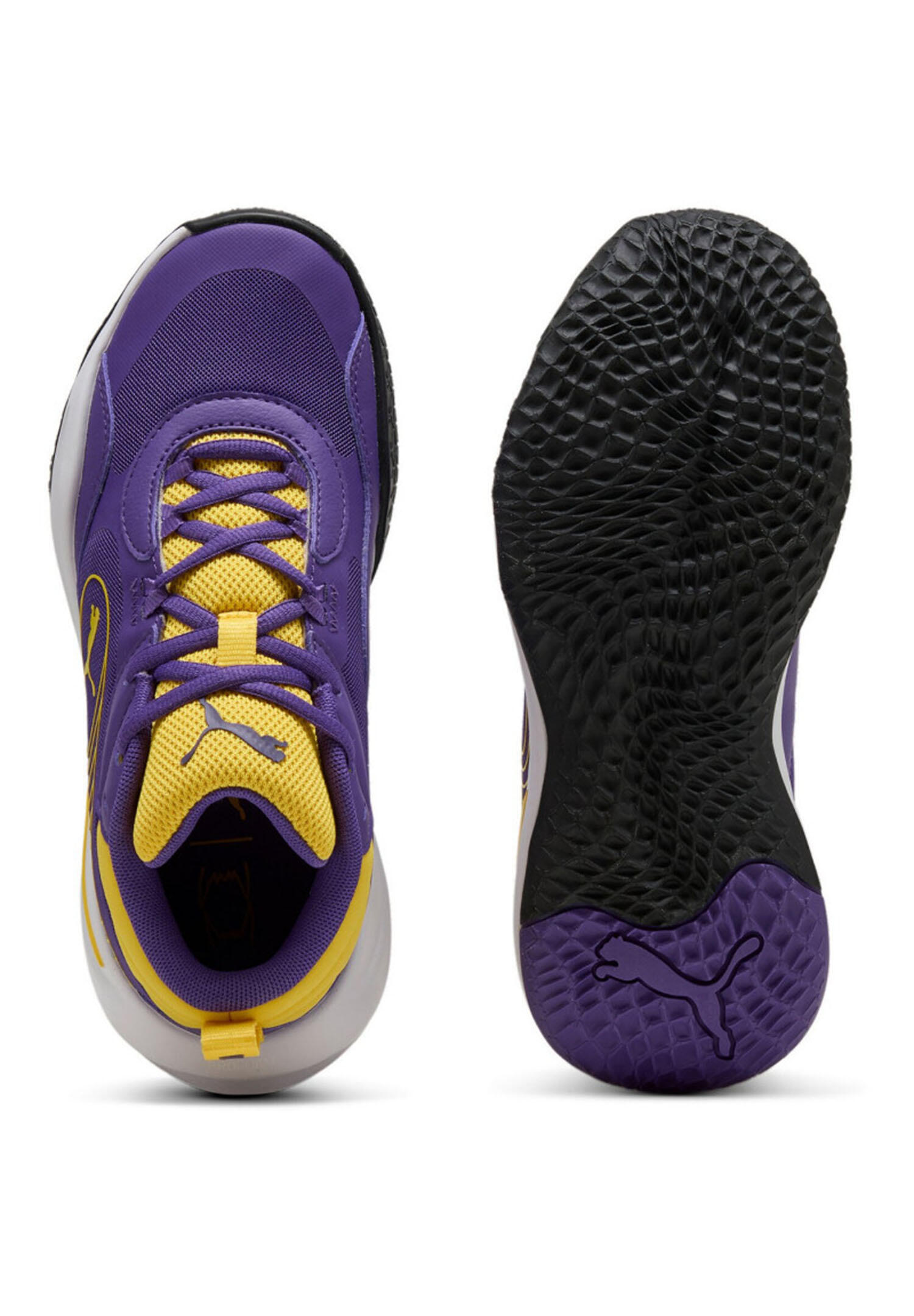 Puma PLAYMAKER PRO JR Unisex Kinder Sneaker Sportschuh 310370 09 violet 3/5