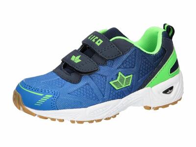 Scarpe - Sport - Bambini - con velcro e lacci elastici - Flori VS - blu