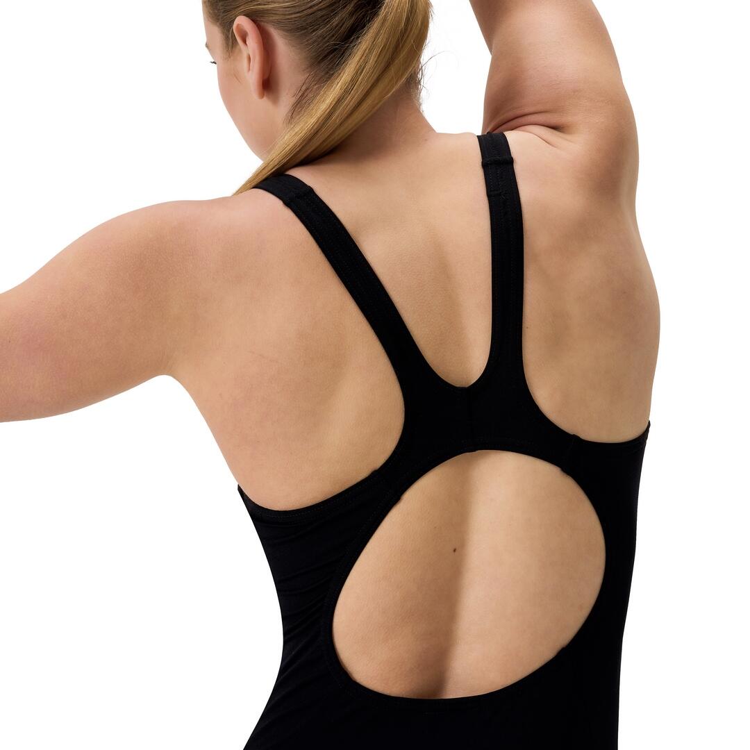 Speedo Badeanzug Placement Muscleback Schwarz / Lila 2/7