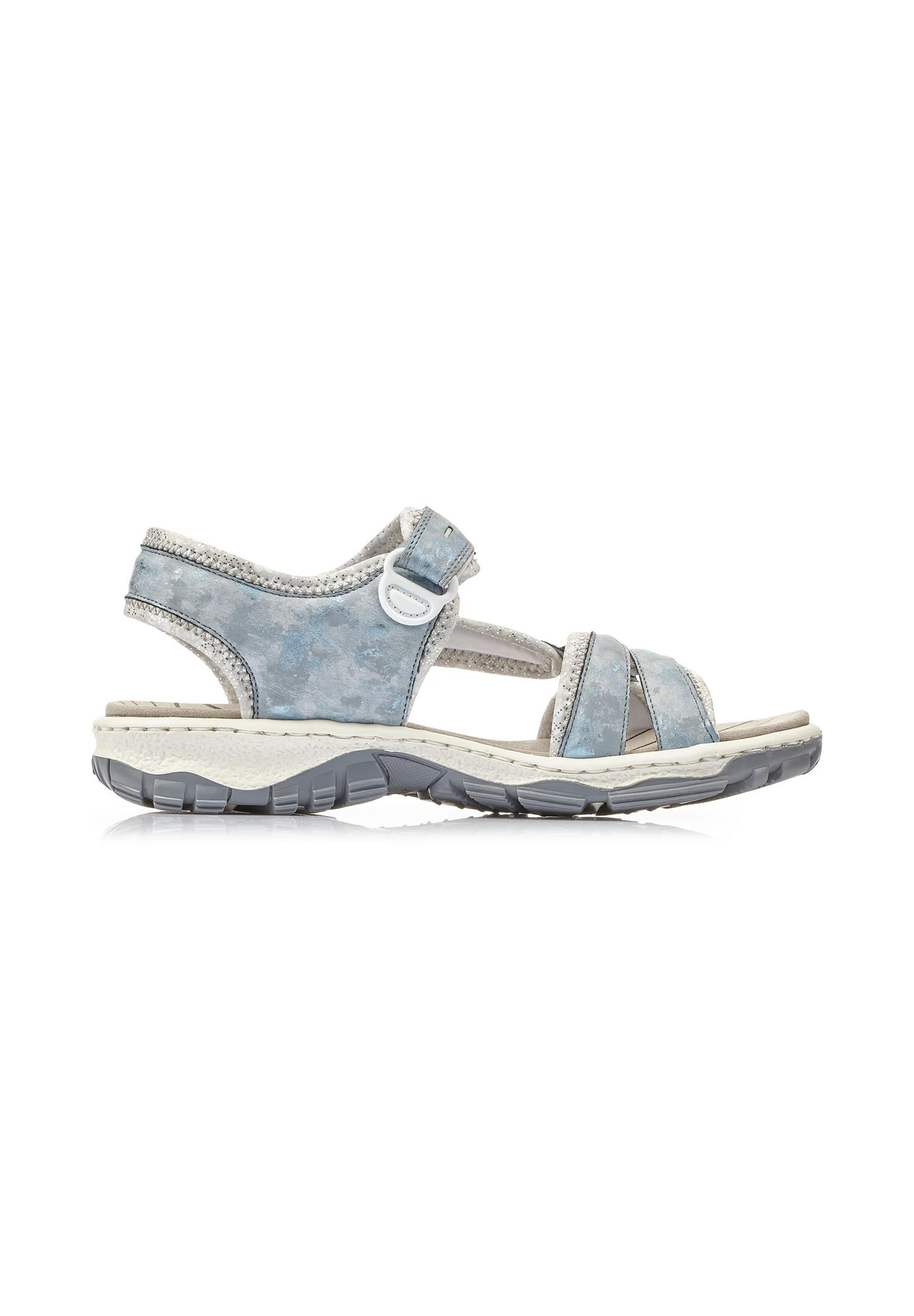 Rieker Damen Trekkingsandalen himmelblau Sandalen 68879-12 himmelblau 2/4