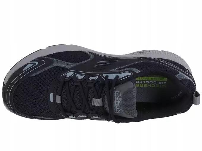 BUTY męskie SKECHERS GO RUN 220034-BKGY lekkie do biegania 43,5 3/4