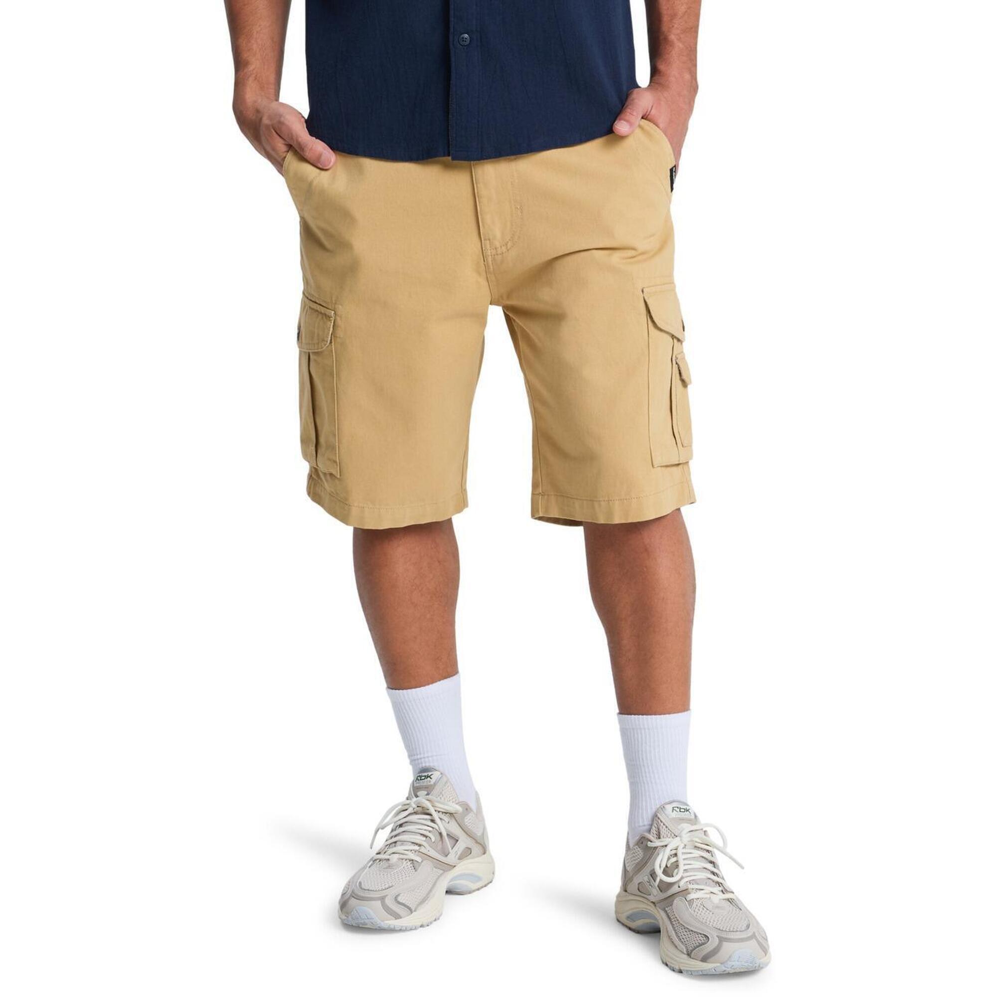 Quiksilver - Short Cargo Crucial Battle Cargo Marron Homme - Short - Beige - Decathlon