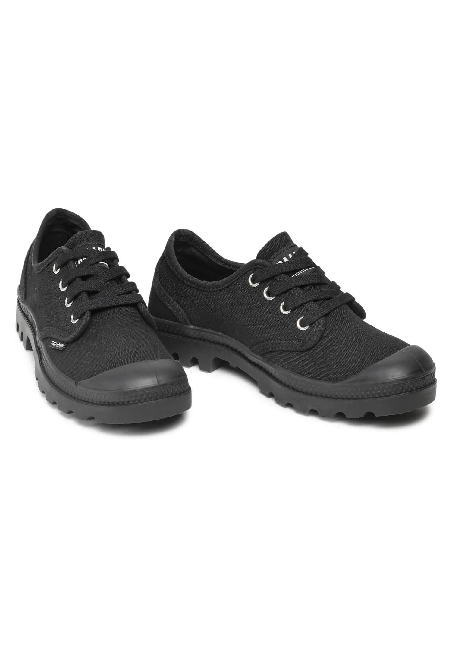 PALLADIUM Women´s PAMPA OXFORD Sneakers Halbschuhe Canvas 92351-008-M schwarz 2/6