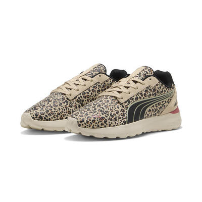 Zapatillas Softride Cosmic Animal Flair Mujer PUMA Toasted Almond Black Beige
