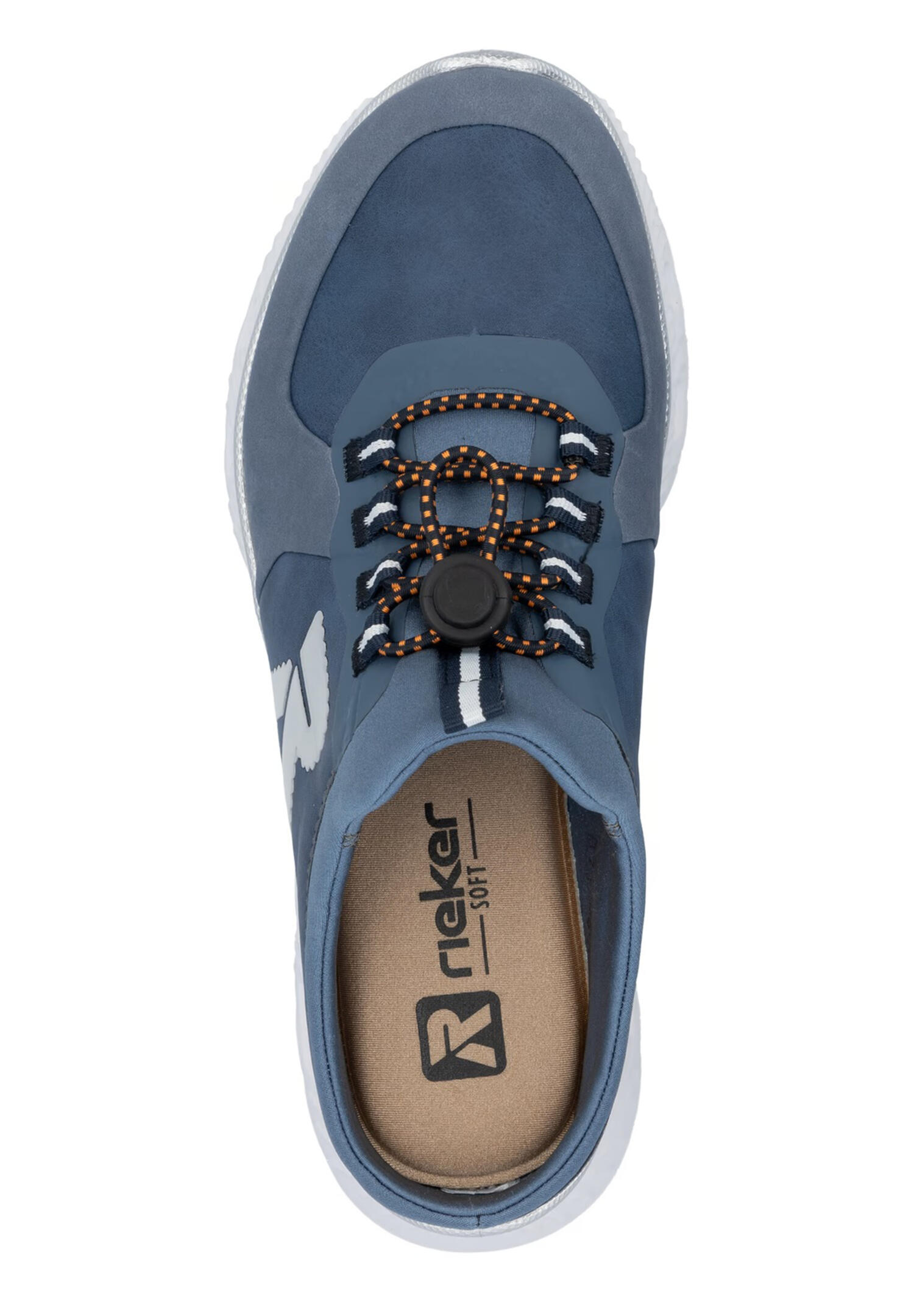 Rieker Damen Clog Sneaker Low Halbschuhe Schuhe M6069-10 Blau 2/5