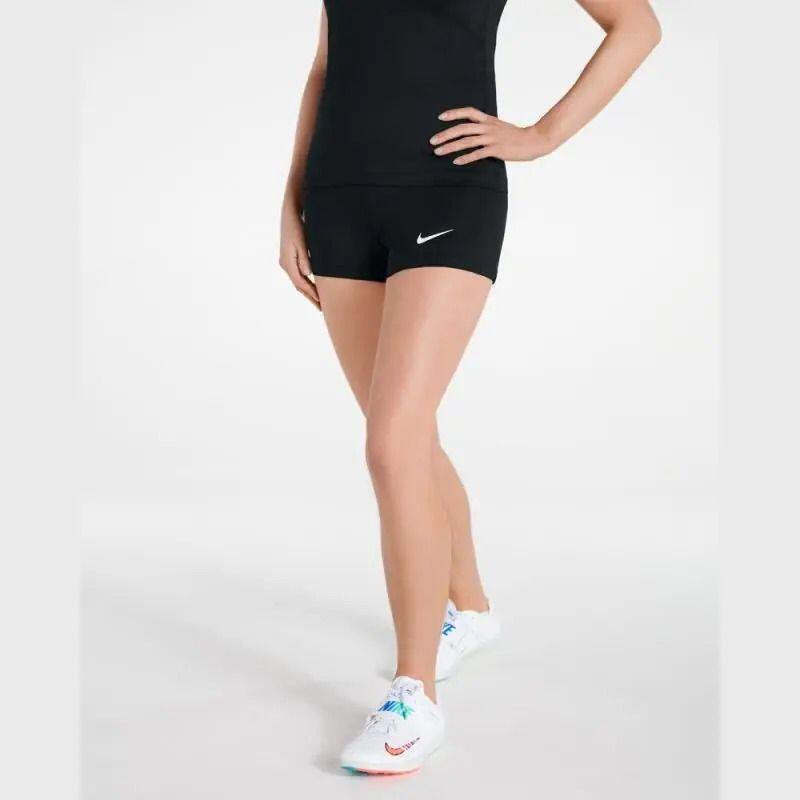 Nike Dames Hardloopshorts STOCK XL 010 Zwart/Wit 3/4
