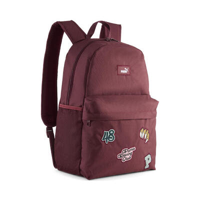 Zaino con toppe Phase 20 L per ragazzi PUMA Ruby Shimmer Red