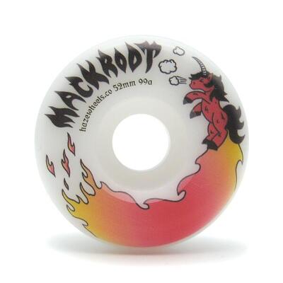 Set van 4 skateboard wielen haze wielen michael mackrodt 1off serie 52mm 99a con