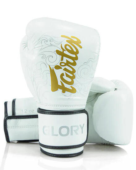 Fairtex X Glory Boxhandschuhe BGVG3 - Weiss 16 Unzen