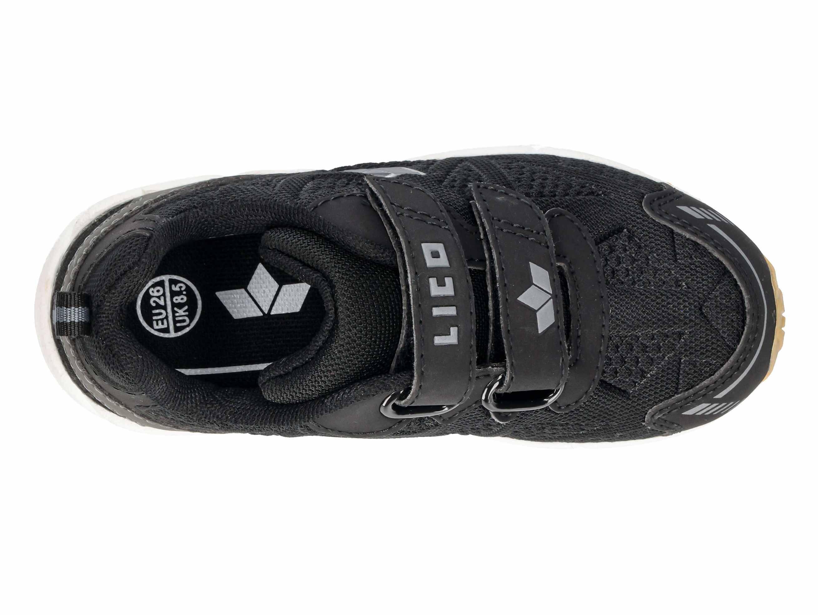 Scarpe - Ginnastica - Bambini - basse, velcro, antiscivolo - Flori V - nero 5/6