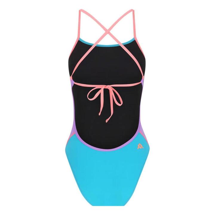 Bikini Femme Dos Nu Plongeant Cupshe – Haut Push-up Blanc Et Marron, Bas Serré Côtés – Pour Plage, Piscine