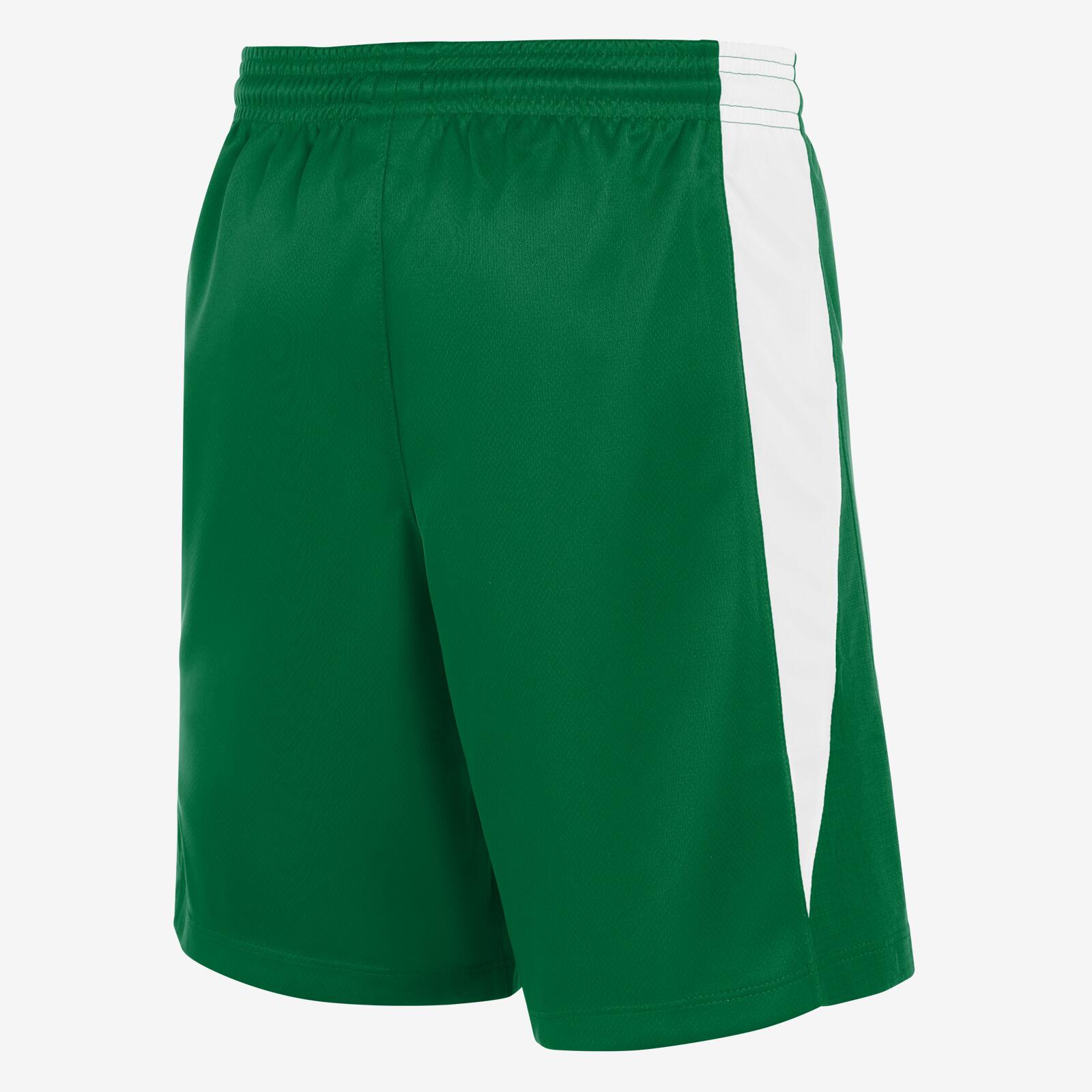 Pantaloncini da basket junior nike verde 3/4