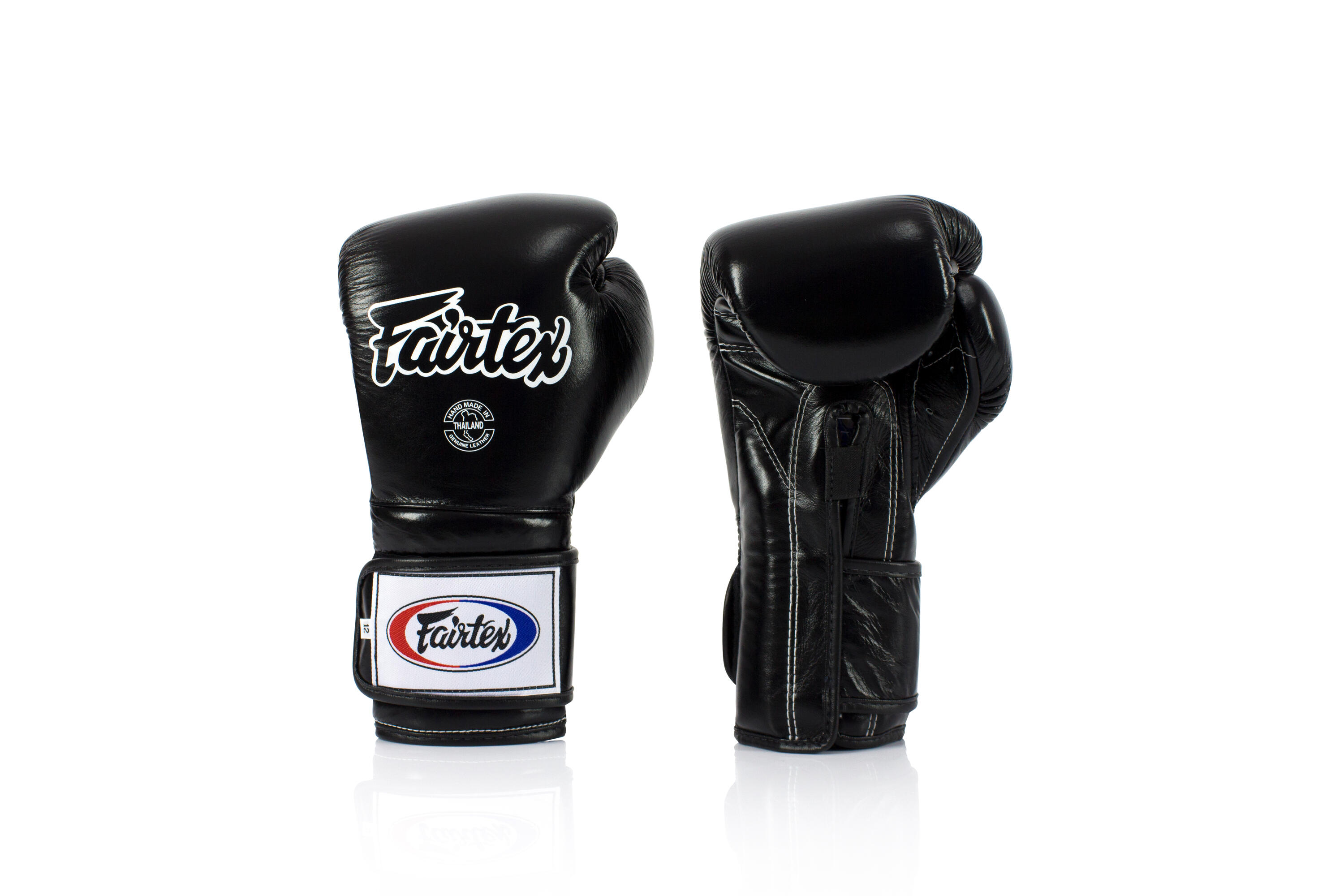 Fairtex BGV9 Heavy Hitter's Boxhandschuhe - Mexican Style  - Schwarz 14 Unzen 3/5