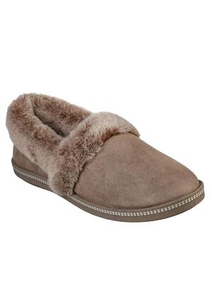 Skechers Damen Cozy Campfire - FRESH TOAST Hausschuhe Pantoffeln 167219 Grau